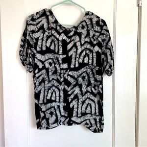 Osei Duro print blouse